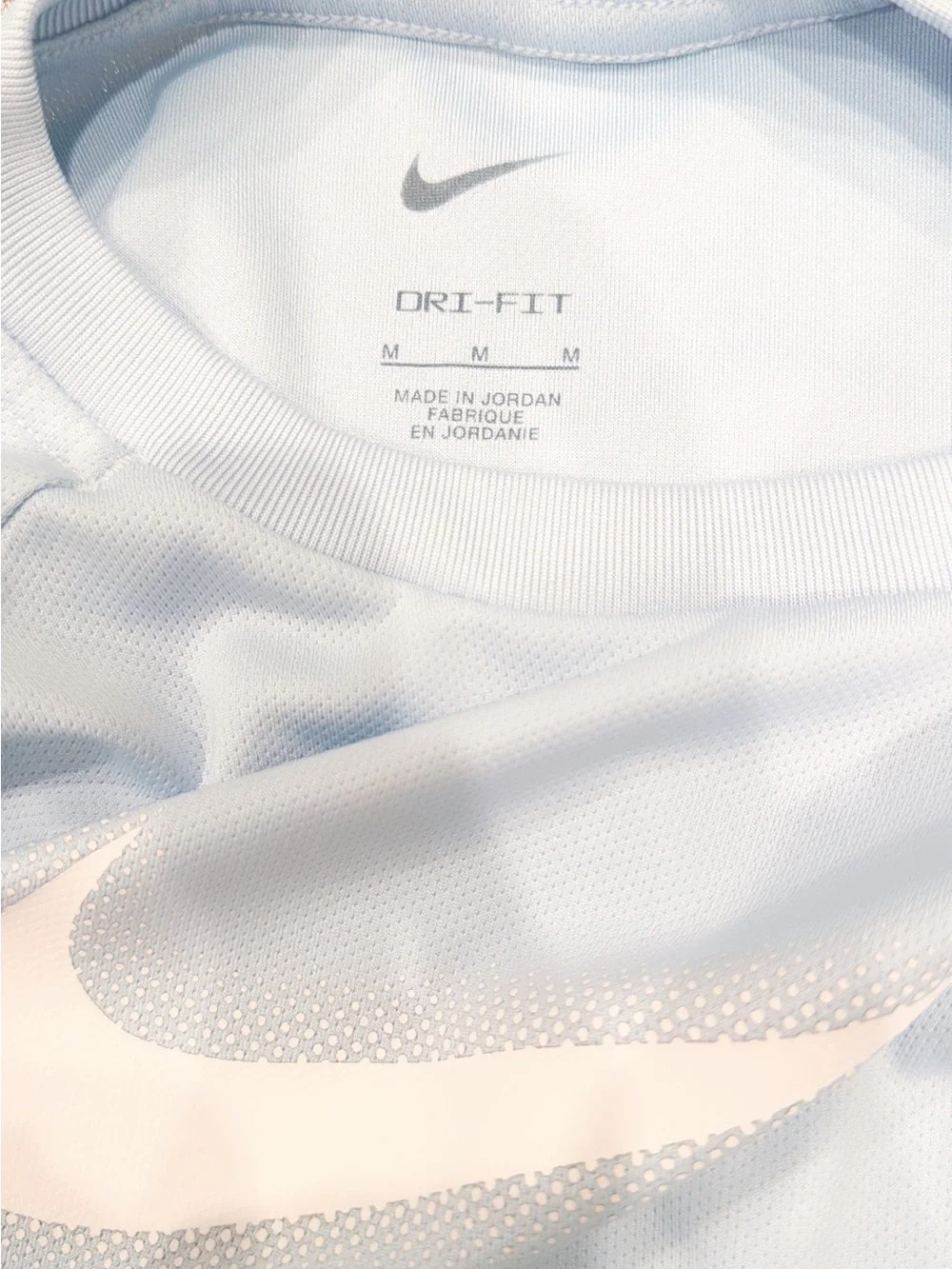 Nike Light Blue Dri-FIT Top & Shorts Set